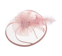 SHERCHPRY Copricapo Fascinator Accessorio Per Capelli Donna Per Banchetti Festa Del Tè Cappello Sposa Abbellimenti Di Perle Finte Design Intricato Versatile e Confortevole