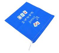 SHERCHPRY custodia borsa organizzatore IL tessuto per misurare favore majiang borse di stoccaggio cinesi memoria mahjong titolare mahjong organizer con tasche sospese Panno Oxford Blu