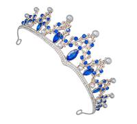 SHERCHPRY di strass ballo studentesco Diademi copricapo Nozze Essere Contento corone da spettacolo per le donne della sposa nuziale corone nuziali per il matrimonio perle finte