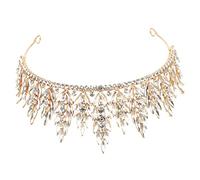 SHERCHPRY Di Strass Essere Tiara Femminile Diadema Regina Di Strass Nozze Per Diadema Nuziale Da Sposa Copricapo Corone Addio Al Nubilato Chiesa Del Ballo in Costume Lega Di Zinco