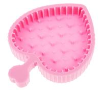 SHERCHPRY Dischetti Esfolianti In Silicone Per Cosmetici Per Il Trucco Delicati Professionali Tappetini Per Pennelli Strumenti Per Il Trucco Gel Di Silice Rosa