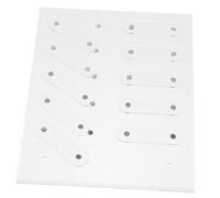 SHERCHPRY Espositore Magnetico Per Nail Art in Acrilico Di Staffper Sostenere Espositore Per Mostrare Unghie Finte Nei Di Per Appassionati Di Nail Art