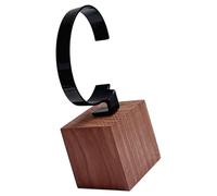 SHERCHPRY Espositore Organizer in per e Polso da Legno Orologi Base Nero Conservare Noce, Supporto Leggero Compatto Pratico per Casa e Ufficio