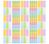 SHERCHPRY Etichette Adesive di Classificazione Impermeabili Set da 40 Fogli 440 Pezzi Etichette Piccole e Grandi Autoadesive per Casa Ufficio e Organizzazione Contenitori