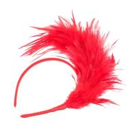 SHERCHPRY fascia di Fascia per ragazze fasce per le donne adorabili cerchi per piumati copricapo da festa fasce per la moda femminile Accessori per le donne fil di ferro rosso