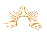 SHERCHPRY Fascia Halo Di Nostra Signora Fascia Per a Forma Di Stella Copricapo Per Donna Accessorio Per Per Le Donne Diademi Per Le Donne Fascia Per Ragazze Plastica Golden