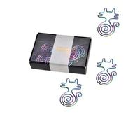 SHERCHPRY Fermacarte in Metallo a Forma di Gatto 8 Pezzi Graffette per Carta Colorate e Creative Clip Segnalibro per Organizzare Appunti e Documenti per e Ufficio