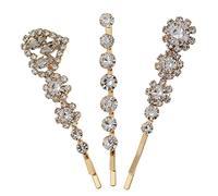 SHERCHPRY Fermagli Per Chioma Di Cristallo 3 Pezzi, Accessori Diamanti Da Donna Per Feste, Matrimoni e Styling Elegante