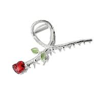 SHERCHPRY Fermaglio Per Capelli Forma Di Rosa Fiore Fermaglio Antiscivolo Per Donne e Ragazze Design Elegante Per Capelli