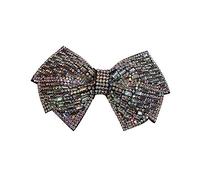 SHERCHPRY Fiocco per Fermaglio per Capelli Forcina Strass Fermaglio per Fiocco Accessorio per Capelli da Donna Forcina Molla