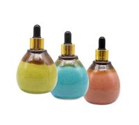 SHERCHPRY Flaconi Contagocce in Ceramica da 50 Ml, Set da 3 Bottiglie Ermetiche per Oli Essenziali, Miscele per Massaggi e Profumi, Compatte per Viaggi e Conservazione Sicura