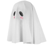 SHERCHPRY foulard della ragazza fantasma costume a tema horror maschera per il viso cosplay horror inquietante espressioni spettrali sostegno alle prestazioni spandex White