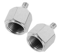 SHERCHPRY Kit 2 Pezzi Adattatori Aerografo Connettore a Sgancio Rapido in Lega Compatibile Compressore Aria Mini Raccordo Tubo Flessibile per Verniciatura e Modellismo Professionale