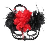 SHERCHPRY Maschera Fantasma Per Adulti Dei Morti Fiore Teschio Dei Morti Teschio Dei Morti Cosplay Teschio Maschera Mascherata Costumi Decorazioni Della Morte