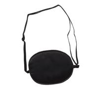 SHERCHPRY Maschera Occhio Singolo Regolabile in Seta Premium Nero Copertura Pirata Comfort Per Occhio Debole Ambliopia e Strabismo Adulti Con Cinturino Elastico Morbido