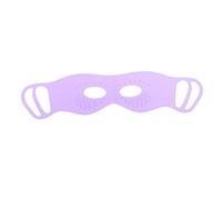 SHERCHPRY Maschera Per Gli Occhi in Silicone Bifacciale Antiscivolo Aggancio Auricolare, Maschera Per Massaggio Oculare Rilassante Per Donne, Accessorio Per Cura Occhi Notturna Colore Viola