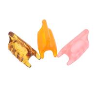 SHERCHPRY Massaggiatore Portatile per Collo, Viso e Spalle in Resina 3 Pezzi Multicolore - Strumento per Rilascio della Fascia e Scioglimento Nodi Muscolari - Dispositivo per Massaggio