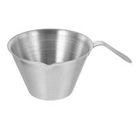 SHERCHPRY Misurini misurini Jigger in acciaio inox Cocktail Jigger Espresso Misurino Brocca Latte Tazza per Latte Cappuccino Latte Tè 90ml