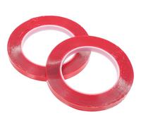 SHERCHPRY Nastro Biadesivo Trasparente per Esposizione Unghie 2 Pezzi 10Mm X 10M Adesivo ad Alta Viscosità per Nail Art Supporto Espositore Unghie per Saloni e Principianti