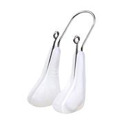 SHERCHPRY Nose Lifting Clip Correttore Ponte Naso Sollevatore e Modellatore Clip Nasale Invisibile Per Donne e Ragazze Design Ergonomico e Materiale Durevole Senza Limitare Respiro Bianco