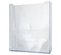 SHERCHPRY Organizzatore di Posta da Parete in Acrilico Trasparente Porta Buste Sospeso e Portadocumenti per Ufficio Porta Brochure e Riviste per Spazio Lavoro Ordinato