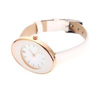 SHERCHPRY Orologi quarzo ladies watch women watch cinturino cuoio femi Guarda cinghie guarda le donne polso orologio da donna alla moda orologio casual da donna Pelle in microfibra bianca