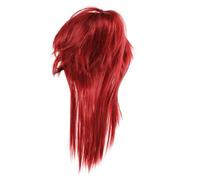 SHERCHPRY Parrucca Rosso Margine Appuntito Parrucche Uomo Parrucca Riccia Parrucche Cosplay Parrucca Rossa Lungo Riccio Parrucca Cosplay Roseo Filo Ad Alta Temperatura