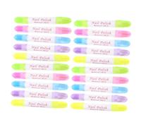 SHERCHPRY Penna Struccante Per Per Unghie 20 Pezzi Penna Correttiva Per Bordi Unghie Strumento Manicure Ricaricabile Penne Pulizia Per Salone e Quotidiano