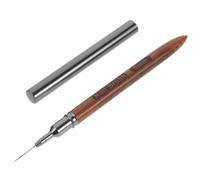 SHERCHPRY Pennello Per Nail Art Punta Fine Per Disegnare Linee Delineare e Dipingere Strumento Per Manicure Dettagliata Manico in Legno Resistente e Versatile Per Tecniche Multiple Nail Art