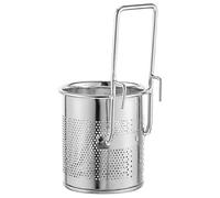 SHERCHPRY per tagliatelle in Acciaio Inox Caldo da Appendere in pentola Calda, setaccio a Rete fine per scolapasta per Pasta e Noodles Gnocchi (16,5 x 8 cm)