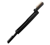 SHERCHPRY Pettine a pennello per ciglia frustata schierato sopracciglio Trucco pettine per ciglia pieghevole Pespa per sopracciglia ciglia per extension ciglia fibra artificiale Nero