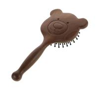 SHERCHPRY Pettine Da Massaggio Cuoio Capelluto Spazzola Per Mini Pennello Districante Per Spazzole Per Pettini Per Le Di Legno Light Brown