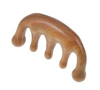 SHERCHPRY Pettine Massaggiatore Chioma in Legno per Stimolare Capelluto e Prevenire Danni Statici, Strumento per Massaggio e Cura della Pelle Colore Casuale