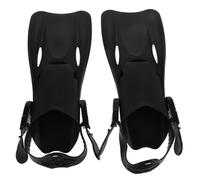 SHERCHPRY Pinne Corte Regolabili per Adulti e Pinne da Allenamento per Nuoto in Piscina e Snorkeling Potenziamento della Spinta Vestibilità Sicura e Comfort per Sport Acquatici