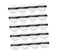 SHERCHPRY Piumini Per Cosmetici Da Donna Set 20 Pezzi 55x12 Mm Spugnetta Morbida Per Cipria Viso, Applicatore Trucco Pratico Per Uso Quotidiano e Regalo