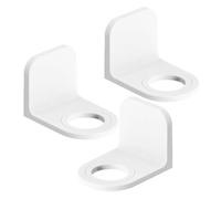 SHERCHPRY Porta Dispenser per Bottiglie da Muro Adesivo in Abs 3 Pezzi per Bagno e Cucina, Supporto Salvaspazio Elegante per Gel Doccia e Sapone Liquido