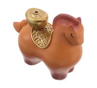 SHERCHPRY Porta Incenso da Tavolo a Forma di Cavallo Zodiacale Cinese 2026 in Materiale Durevole con Bruciatore per Bastoncini di Aromaterapia, Decorazione Feng Shui per Attrarre Ricchezza