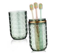 SHERCHPRY Portaspazzolino Da Viaggio Astuccio Per Spazzolini Portatile Per Dentifricio Doppia Funzione Come Bicchiere Per Collutorio Resistente e Riutilizzabile Per Accessori Da Toeletta e