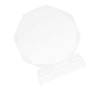 SHERCHPRY Premio in Cristallo Ottagonale Trasparente 200Mm Targa Riconoscimento Dipendenti Vuota per Incisione Personalizzata Premio Aziendale per Celebrazioni e Riconoscimenti Ufficio