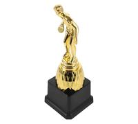 SHERCHPRY Premio Ping Pong D’Oro in Plastica Leggera da 20 Cm, Premio per Tornei e Competizioni di Tennis da Tavolo, Accessorio Decorativo per Ufficio, Scuola e Eventi Sportivi