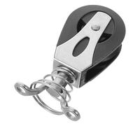 SHERCHPRY Puleggia Singola in Acciaio Inossidabile Morsetto a Camma e Nylon, Blocco Puleggia per Barche a Vela e Kayak, Accessorio Nautico per Controllo Preciso della Corda e Ormeggio Yacht