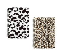 SHERCHPRY Quaderni a Spirale Ispessita A5 2 Pezzi Blocco Note per Studenti e Ufficio Carta Liscia per Scrittura Scorrevole Formato Leggero per Casa Scuola e Viaggi