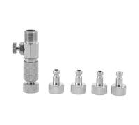 SHERCHPRY Raccordi per Tubi Aerografo Connettore Sgancio Rapido e Adattatore Maschio Collegamento Tubo Femmina per Aerografo e Tubo Aria Sgancio Rapido