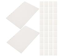SHERCHPRY Ricariche per Quaderni a Fogli Mobili A5 Carta a Quadretti 45 Fogli Confezione da 6 Pezzi Carta Perforata per Raccoglitori Versatile per Studenti e Professionisti