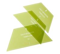 SHERCHPRY Righello da Cucito Esagonale in Acrilico 3 Pezzi per Quilting e Patchwork Fai da Te Modello per Trapuntatura Tessuti Strumento per Cucito Creativo e Lavori su Tessuto