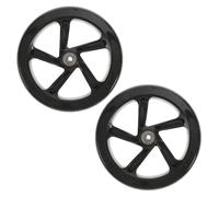 SHERCHPRY Ruote di Ricambio per Scooter 180Mm in PU ad Alta Elasticità Coppia di Ruote Silenziose Cuscinetti Resistenti All’Usura per Uso Urbano e Mobilità su Strade Asfaltate