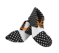 SHERCHPRY Scarpe Clown Nere e Bianche Scarpe Halloween per Cosplay Accessori Costume Divertenti Leggeri e Flessibili per