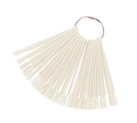SHERCHPRY Schede per Unghie Falsi con Anello Strumento per Manicure e Display Colori per Unghie per e Personale per Design Nail Art e Organizzazione Colori