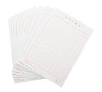 SHERCHPRY Set 10 Libri di Esercizi per Calligrafia Cinese Carta Assorbente Quaderno in Stile Cinese Griglia Quadrata per Penne Dure Pratico per Scuola e Apprendimento della Scrittura