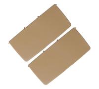 SHERCHPRY Set 2 Pezzi Copri Specchietti di Cortesia per Visiera Parasole Auto Modello Crv 07-11 Beige, Copertura Interna Specchietto Flip Cover Resistente e Facile da Pulire per Accessori
